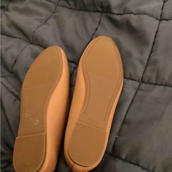 Old a navy tan ballet flat with bow size 9 - Picture 4 of 6